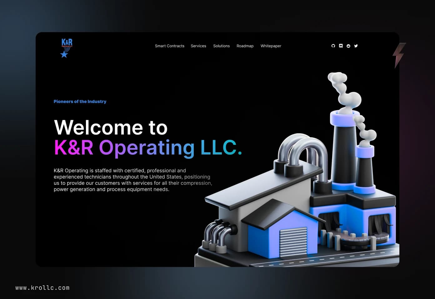 K&R Operating LLC — Saas-based solution for energy sector