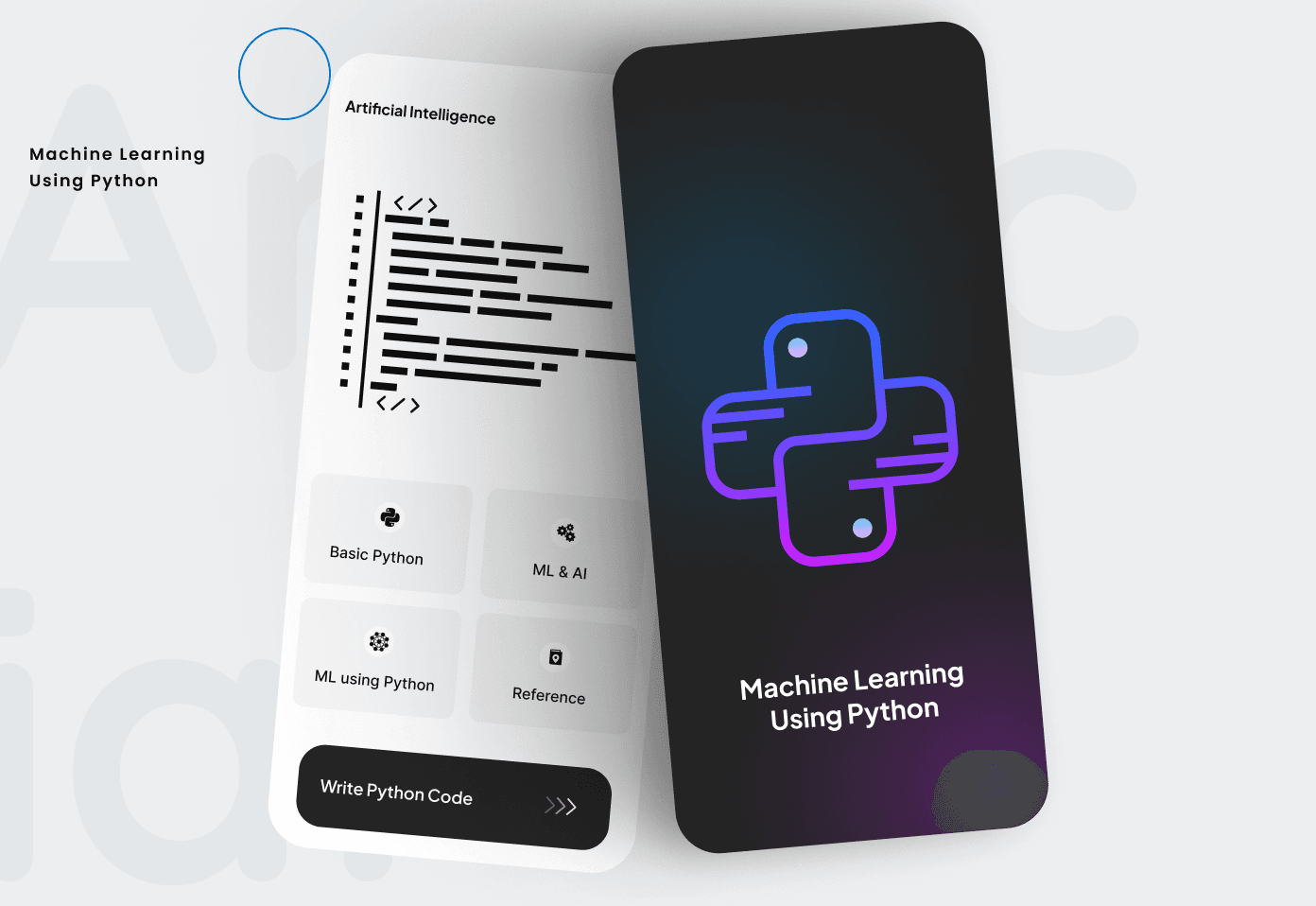Machine Learning Using Python — Provides systems with the ability to automatically learn and improve from experience without being explicitly programmed