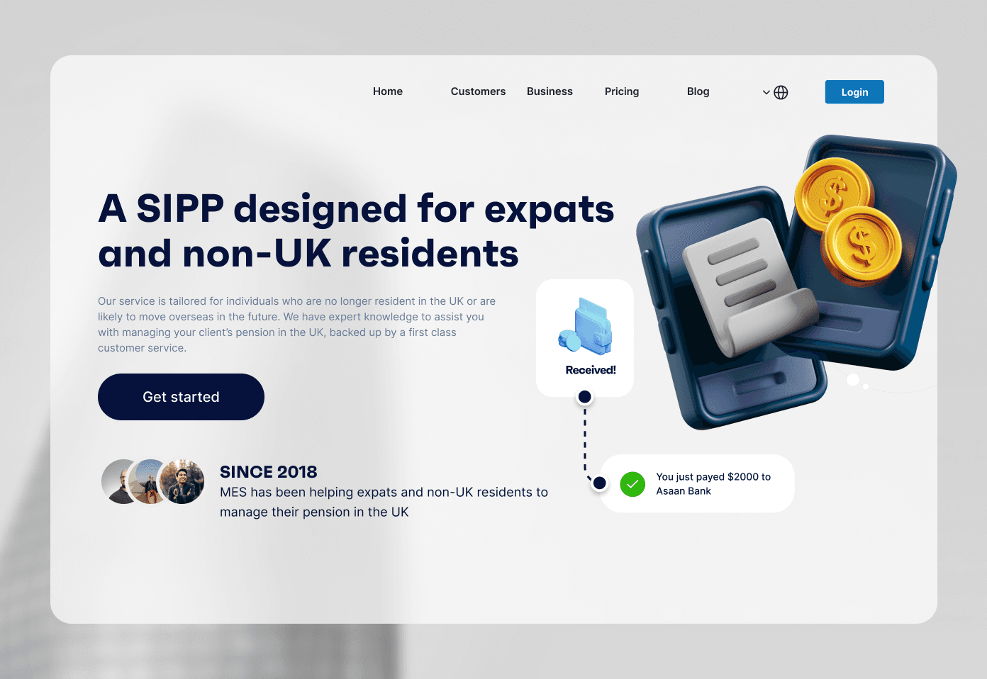 MES Financials — A fintech system to manage the Assets and Pension