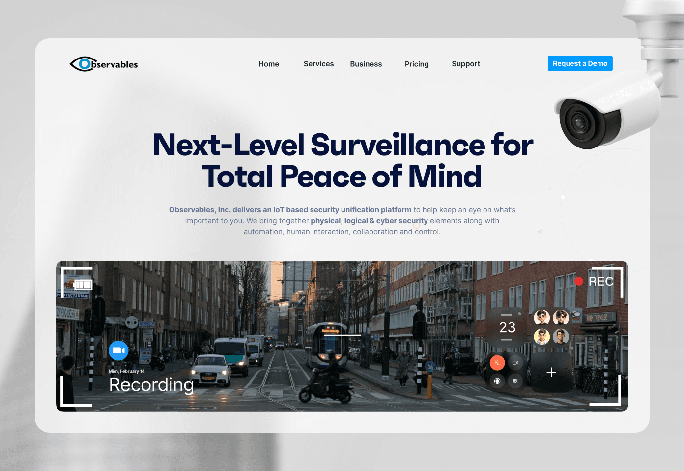 Observables — IOT-based Video Surveillance Security Solution