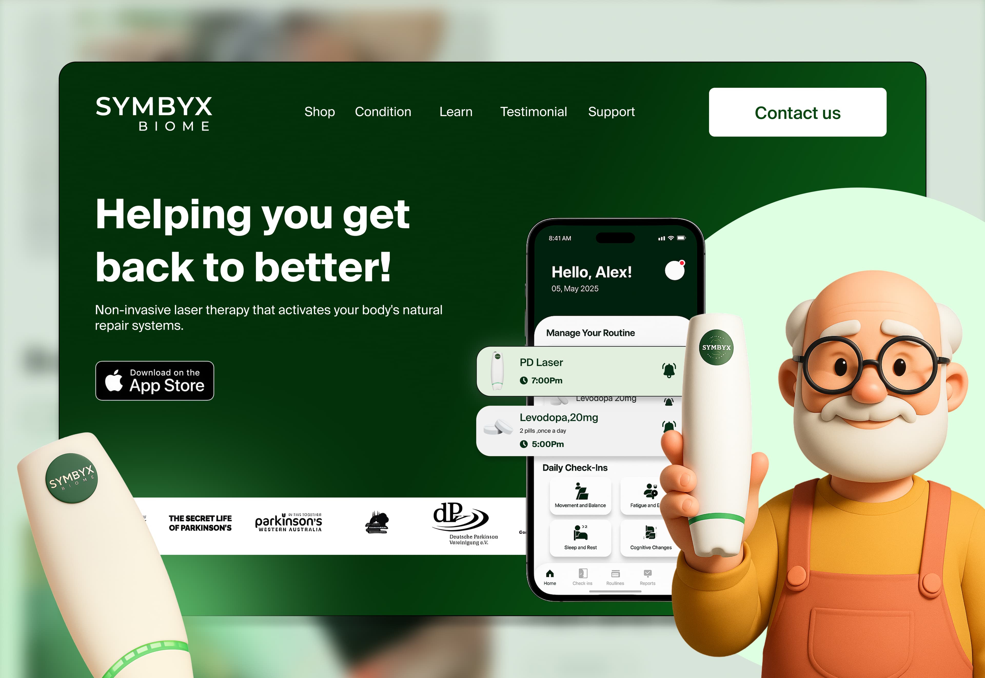 Symbyx Biome — Laser & Light Therapy Devices for Chronic Conditions
