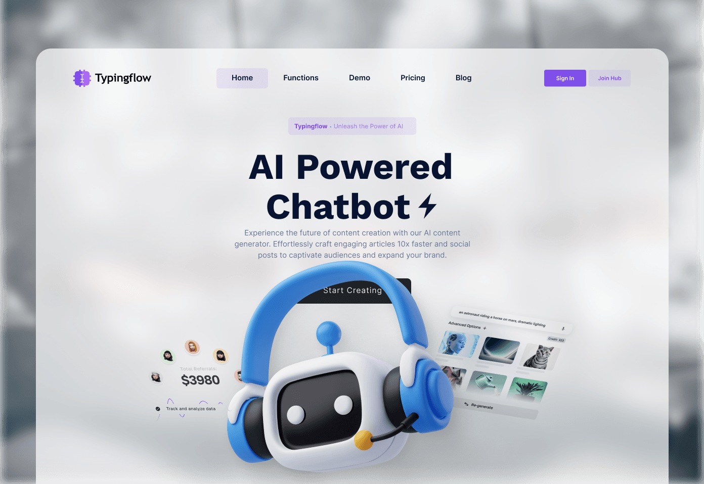 Typingflow — Accelerate your writing journey with the power of AI!